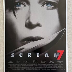 Scream 7 Movie Poster - limited edition fan night  12 x 18